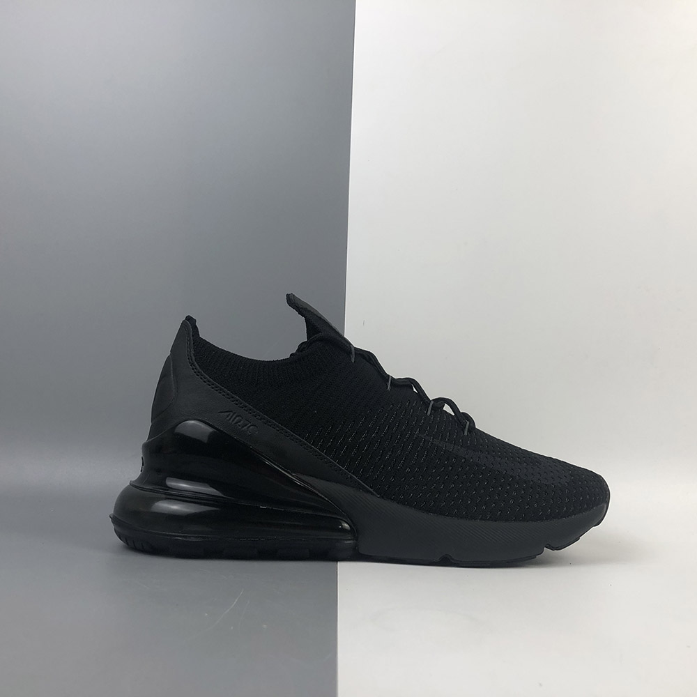 nike air max flyknit triple black