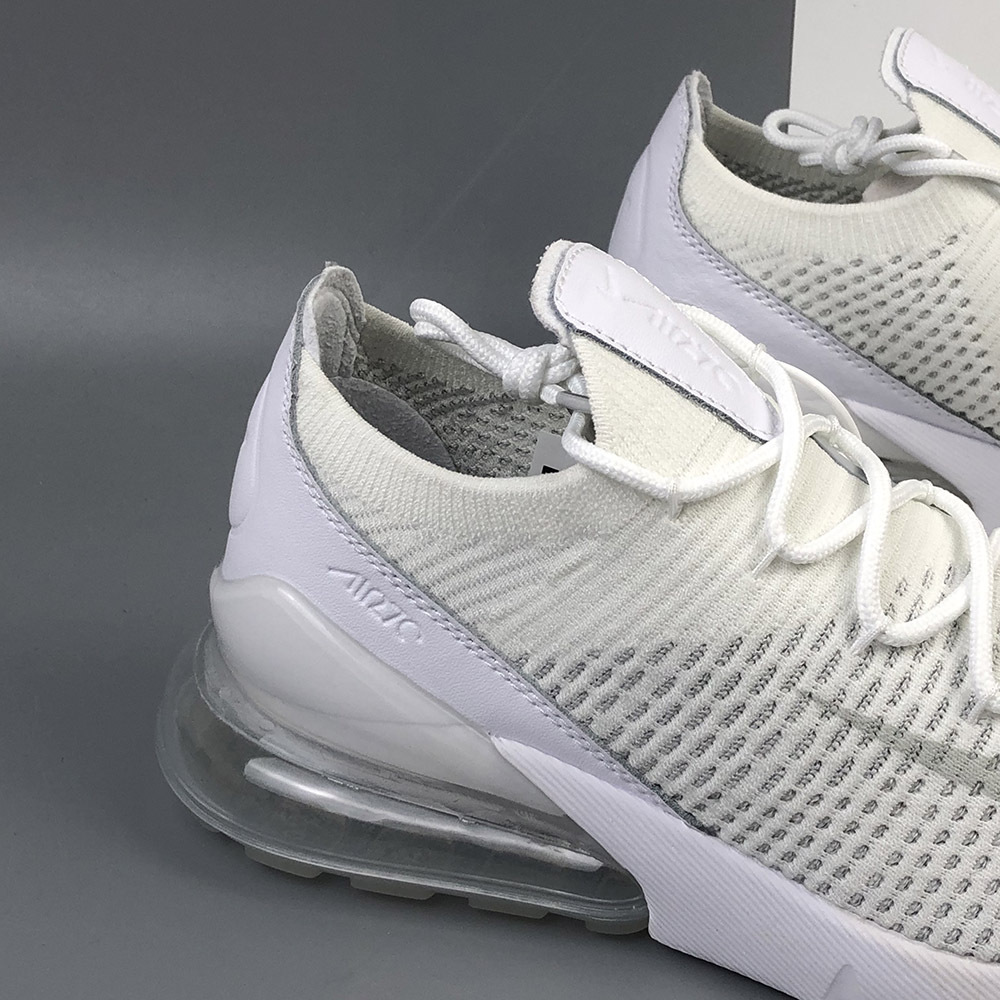 Nike Air Max 270 Flyknit “Triple White” For Sale – The Sole Line