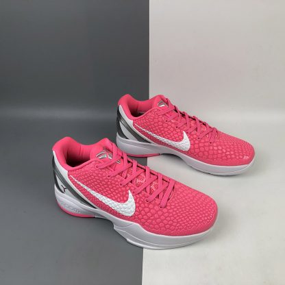 Nike Kobe 6 Protro “Think Pink” Pinkfire/Metallic Silver-White – The ...