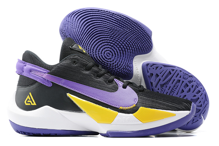 purple nike zoom basketball shoes