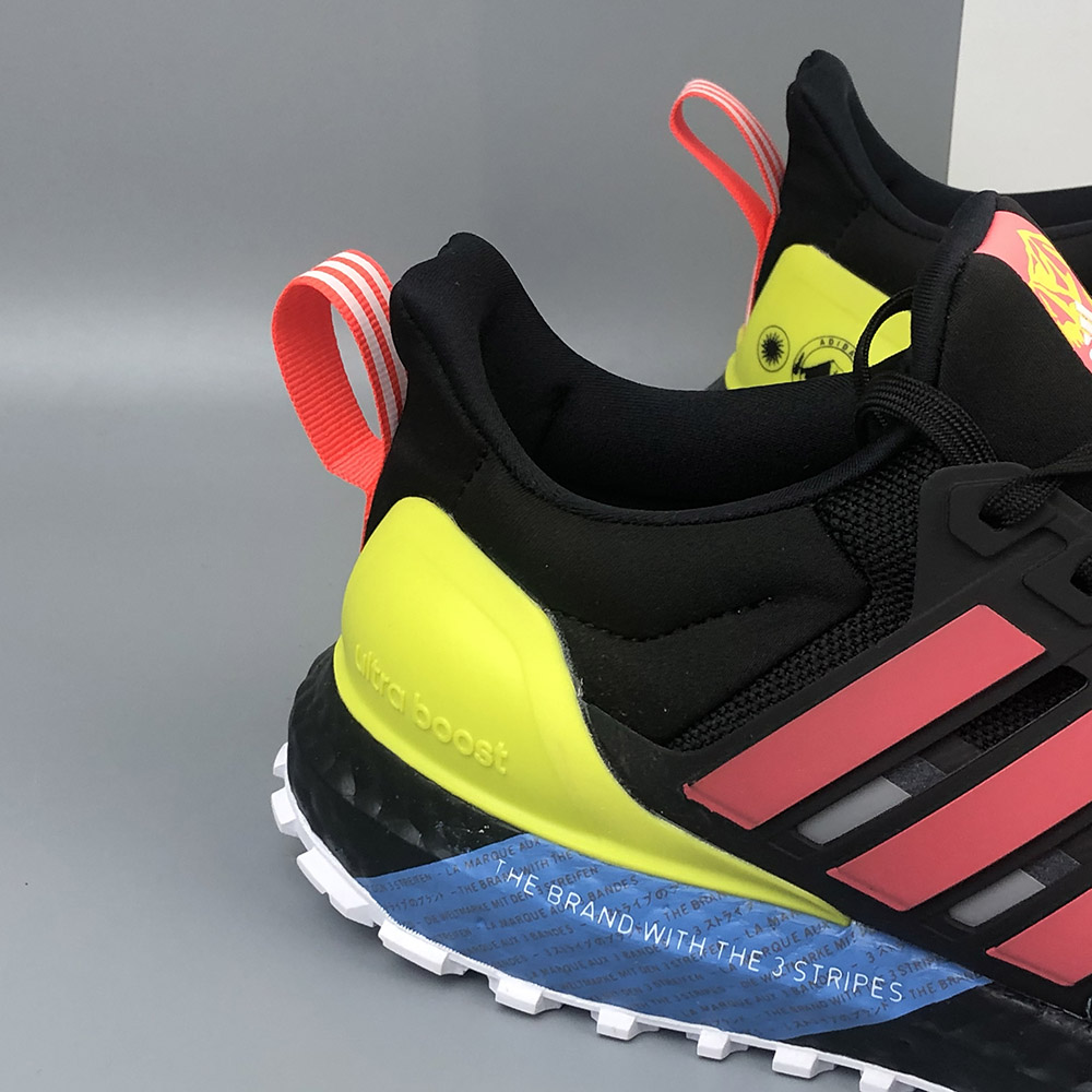 adidas ultra boost all terrain shock red yellow