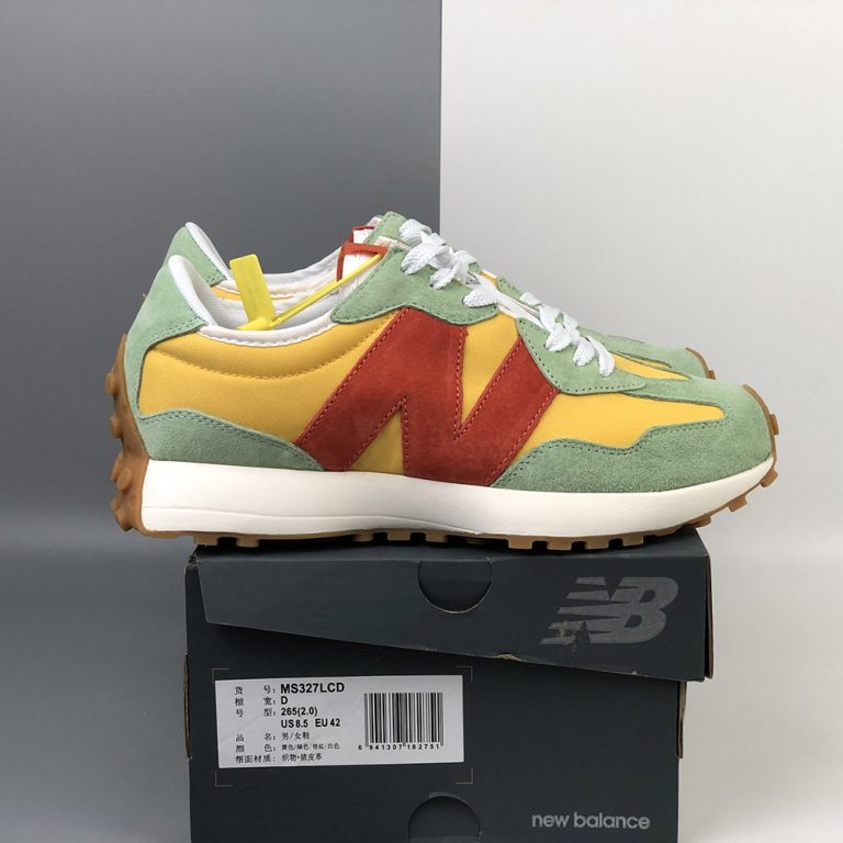 size? x New Balance 327 Yellow Green Orange For Sale â The Sole Line