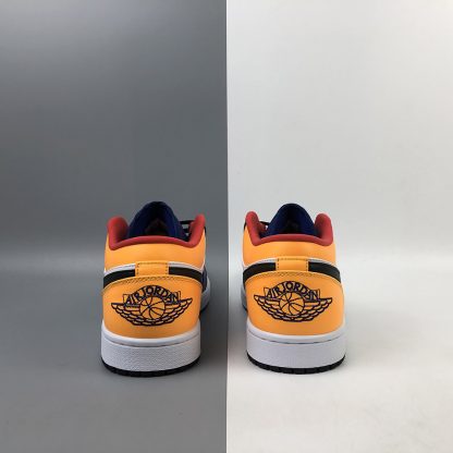 Air Jordan 1 Low Blue Yellow Orange For Sale â The Sole Line