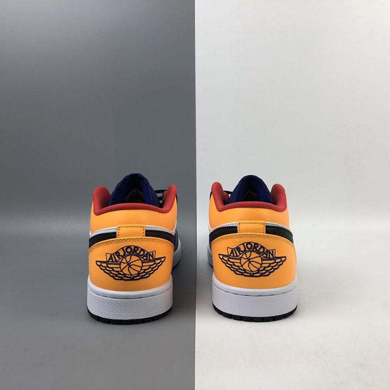 Air Jordan 1 Low Blue Yellow Orange For Sale â The Sole Line