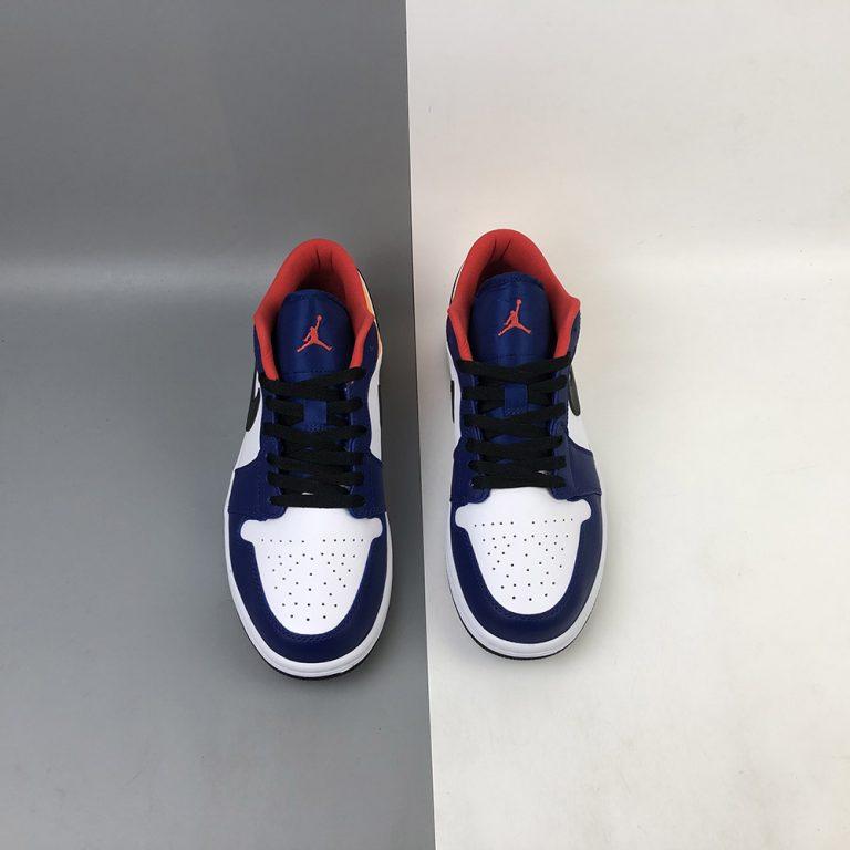 Air Jordan 1 Low Blue Yellow Orange For Sale â The Sole Line
