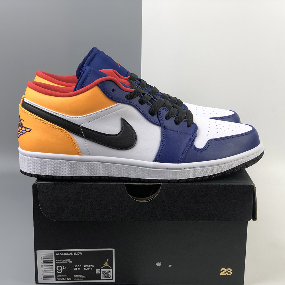 jordan 1 low blue yellow