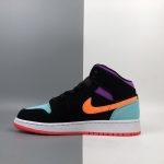 purple and orange jordan 1