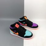 black purple orange jordan 1
