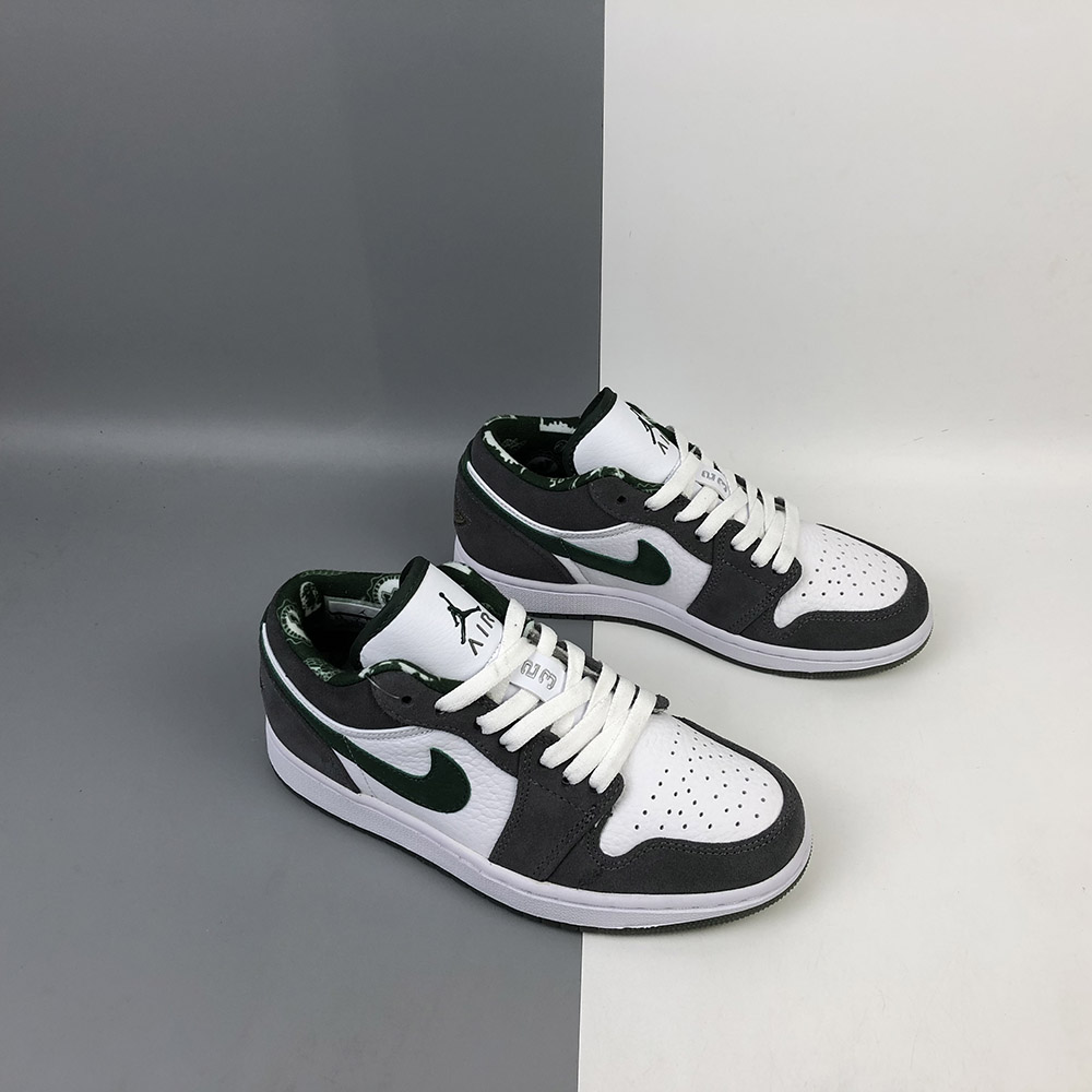 black and white air jordan low