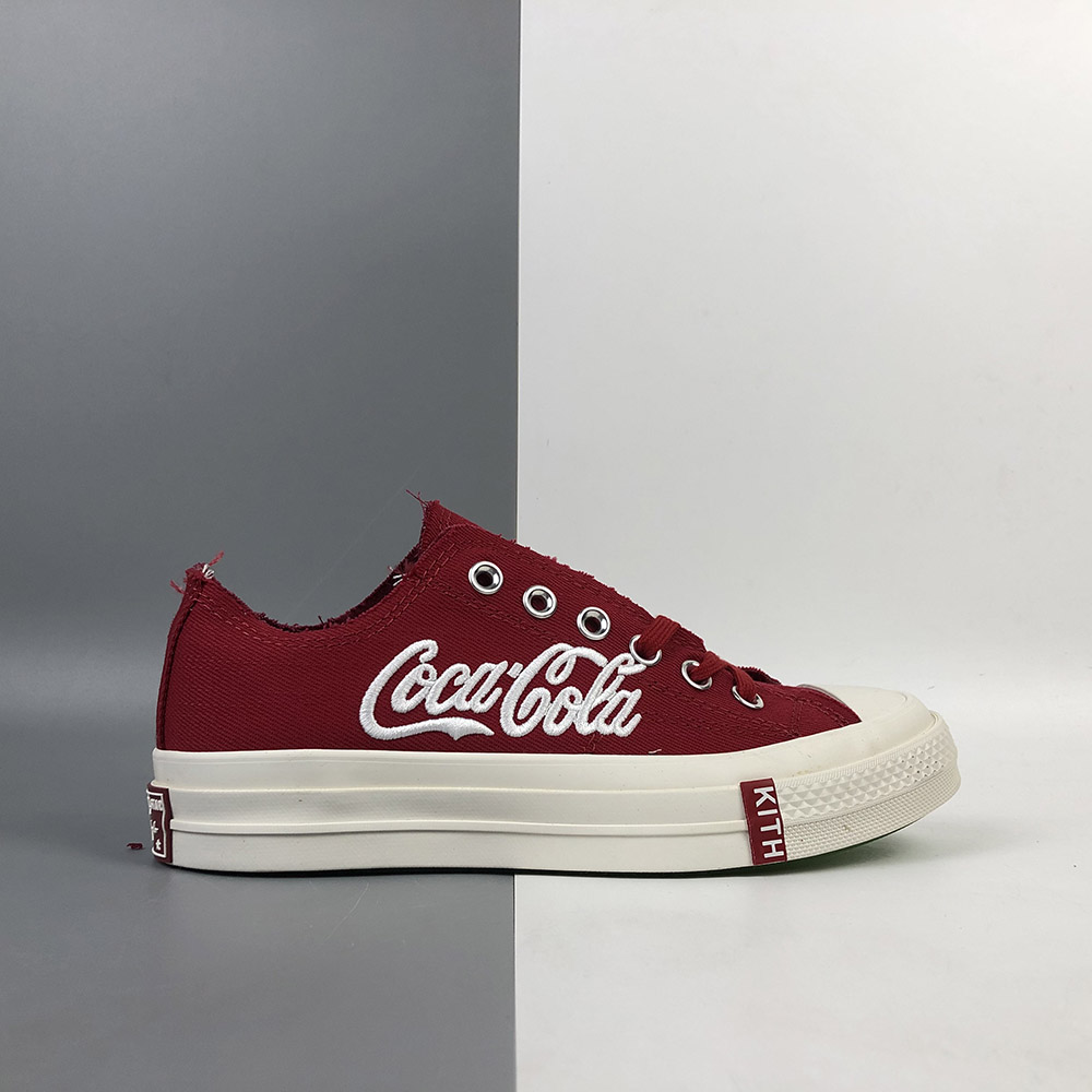 kith x coca cola converse