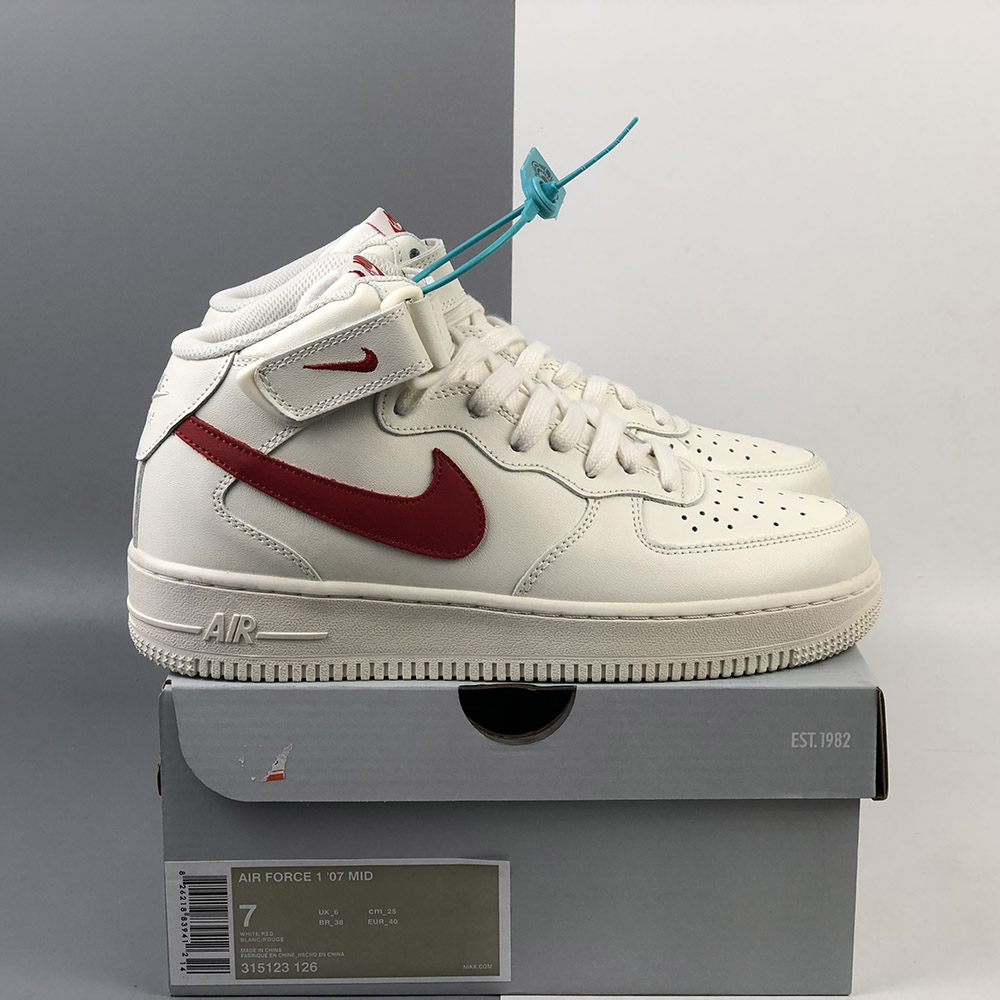 nike air force 1 mid sail