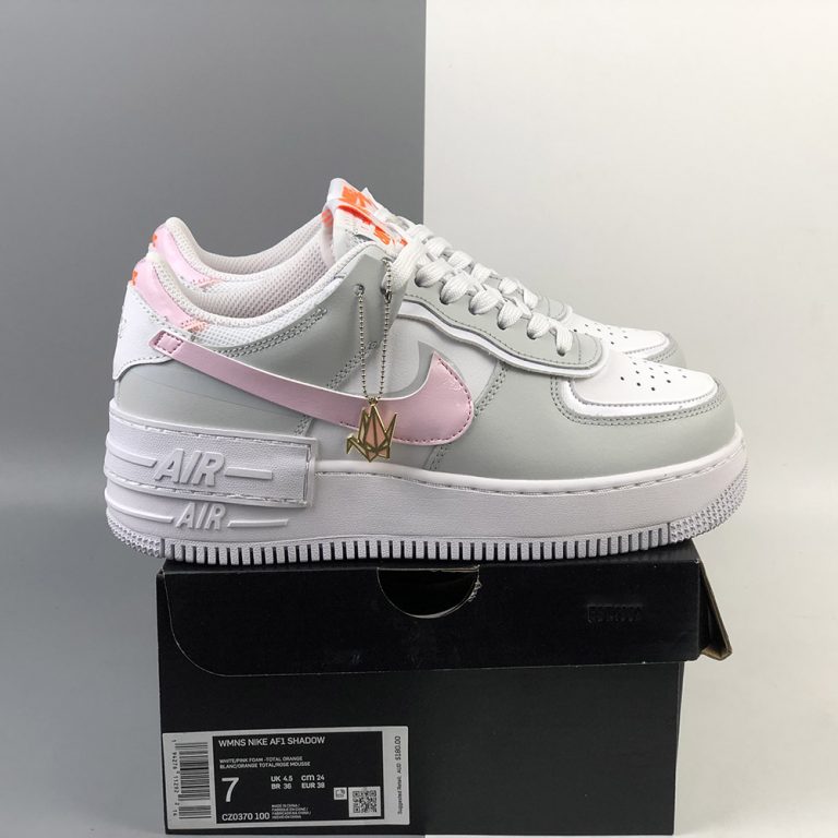 nike air force 1 shadow white total orange