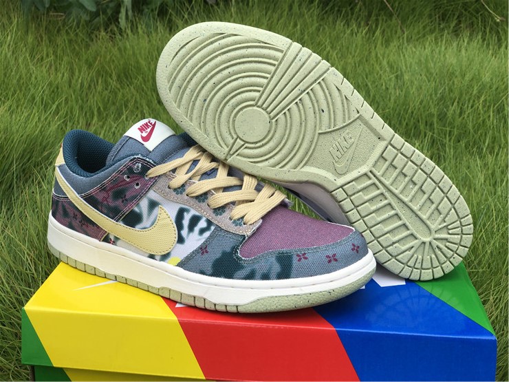 nike dunk multicolor