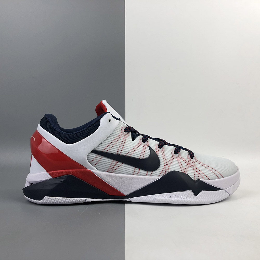 Nike Kobe 7 'USA Olympic' White/Obsidian-University Red For Sale