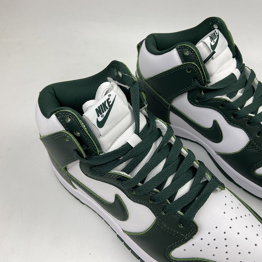 nike dunk hi sp white pro green