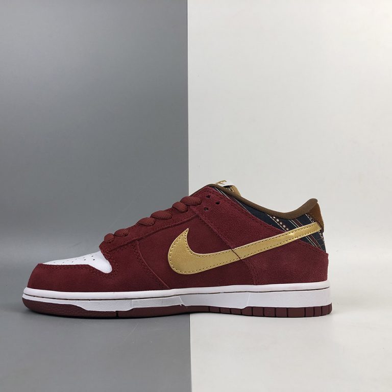 Nike SB Dunk Low “Anchorman” Team Red/Metallic Gold For Sale – The Sole ...