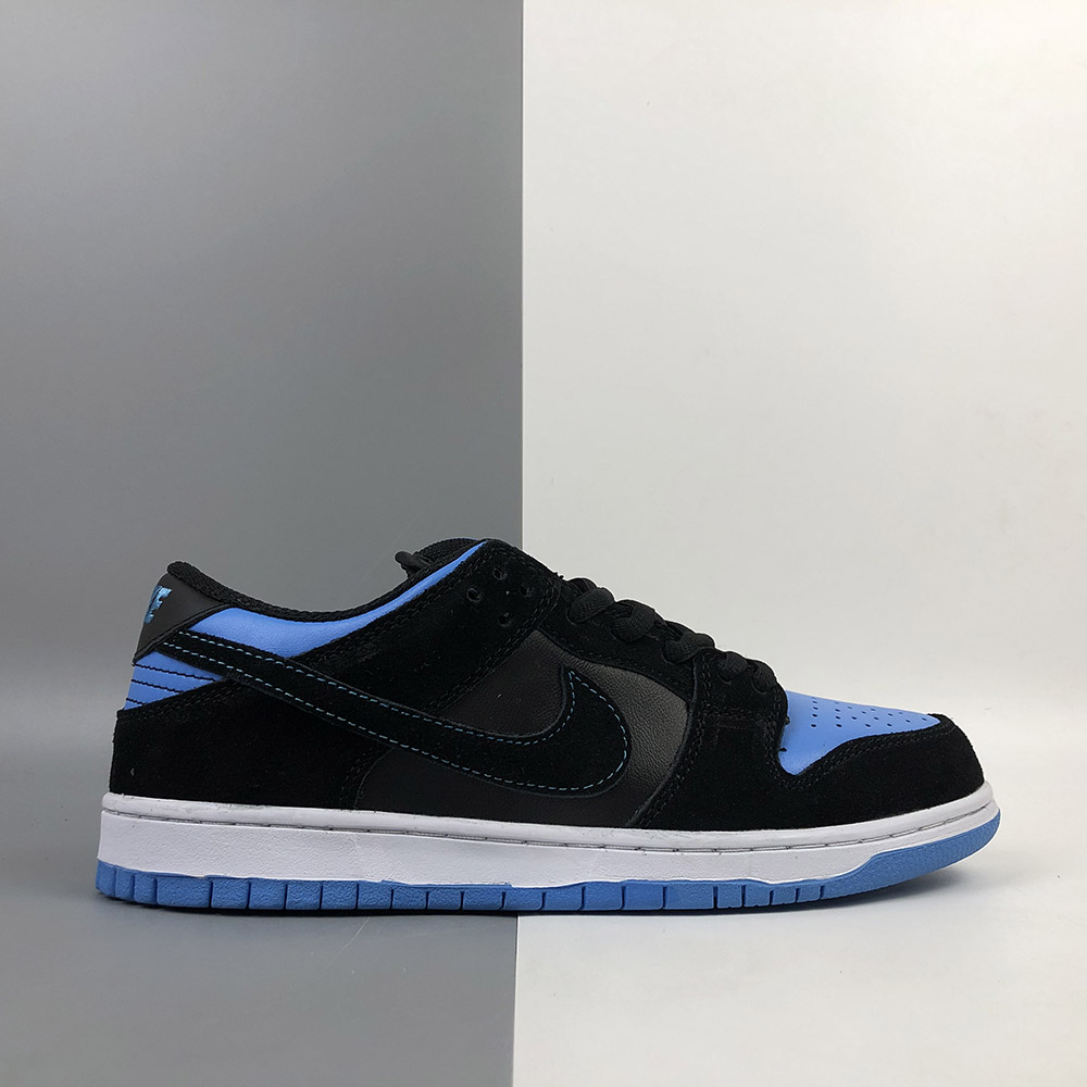 black and blue nike sb