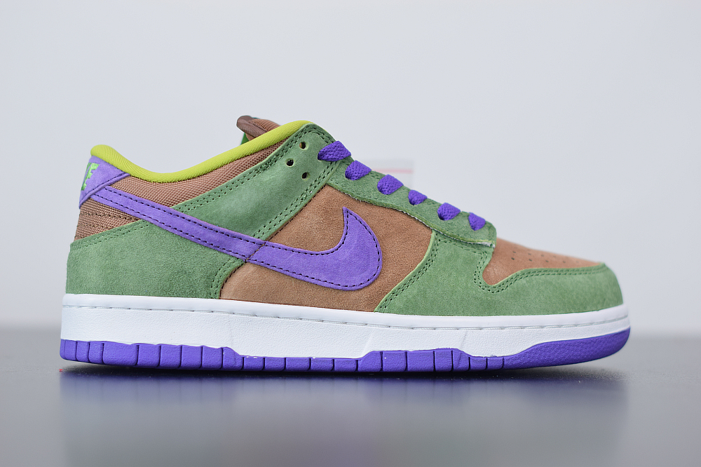green and purple sb dunks