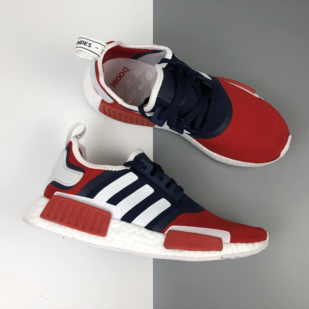 adidas nmd navy white