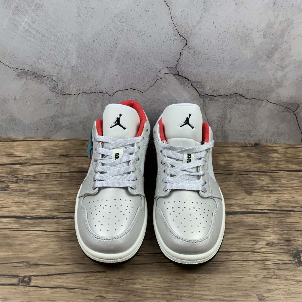 air jordan 1 low se grey red
