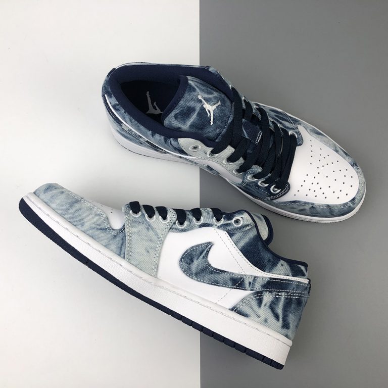 air jordan 1 low denim washed