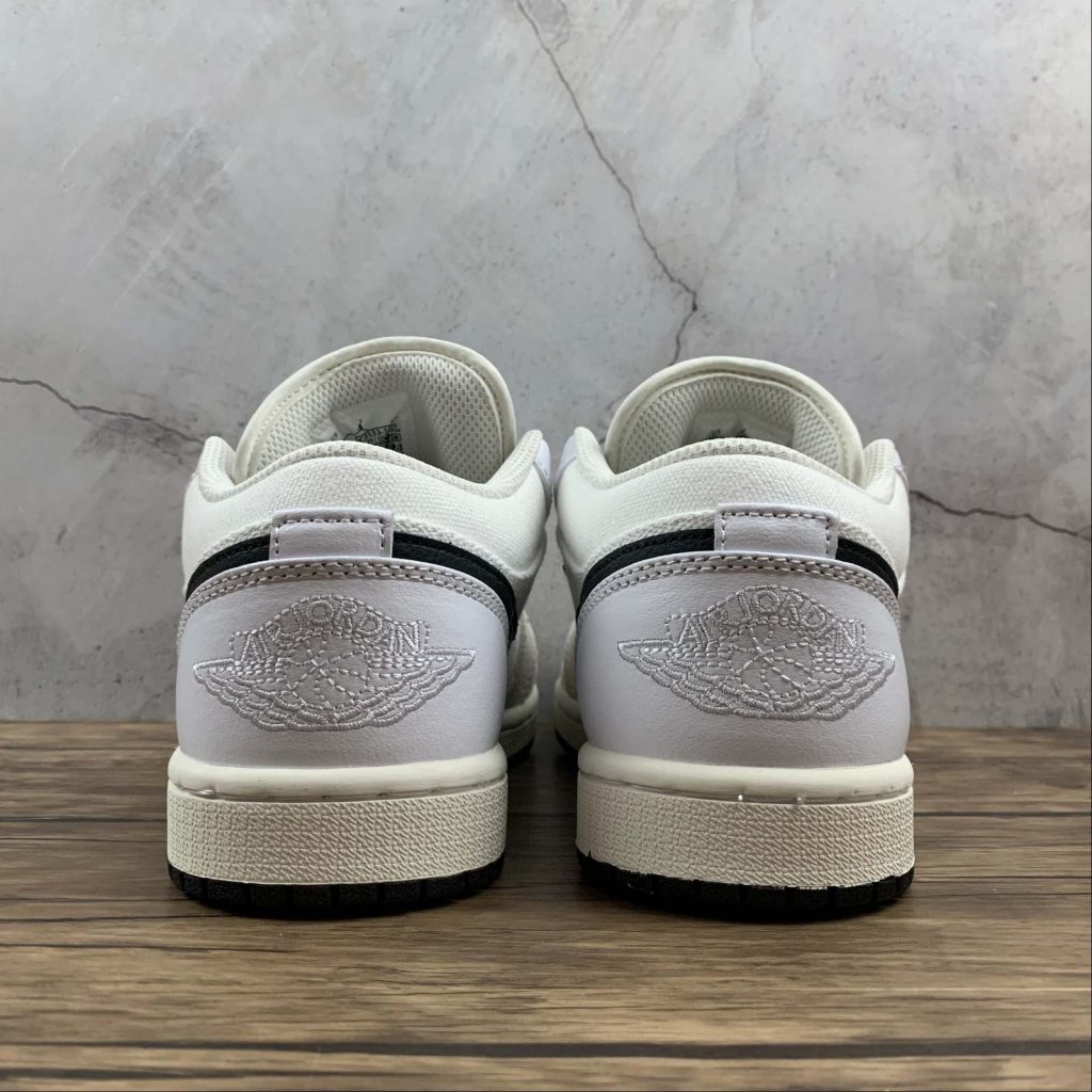 Air Jordan 1 Low White Sail Black For Sale â The Sole Line