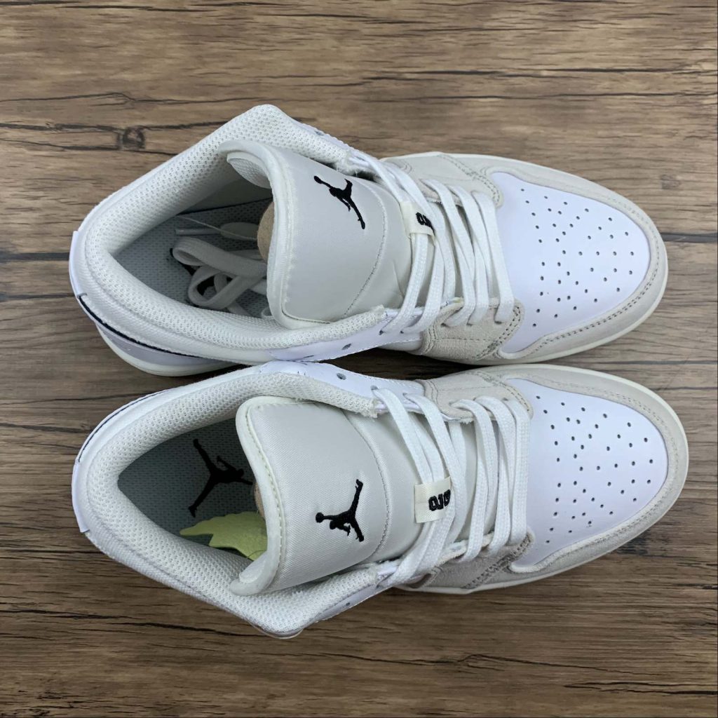 Air Jordan 1 Low White Sail Black For Sale â The Sole Line