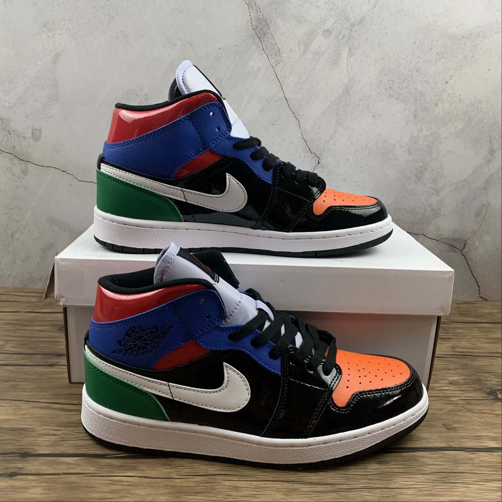 nike w air jordan 1 mid se multi patent