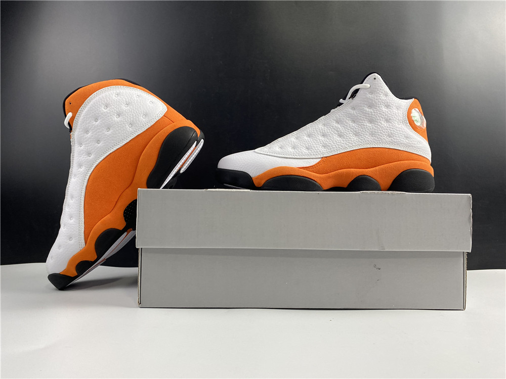 white and orange 13s