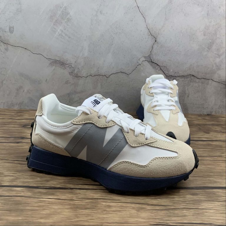 New Balance 327 White Grey Navy For Sale â The Sole Line