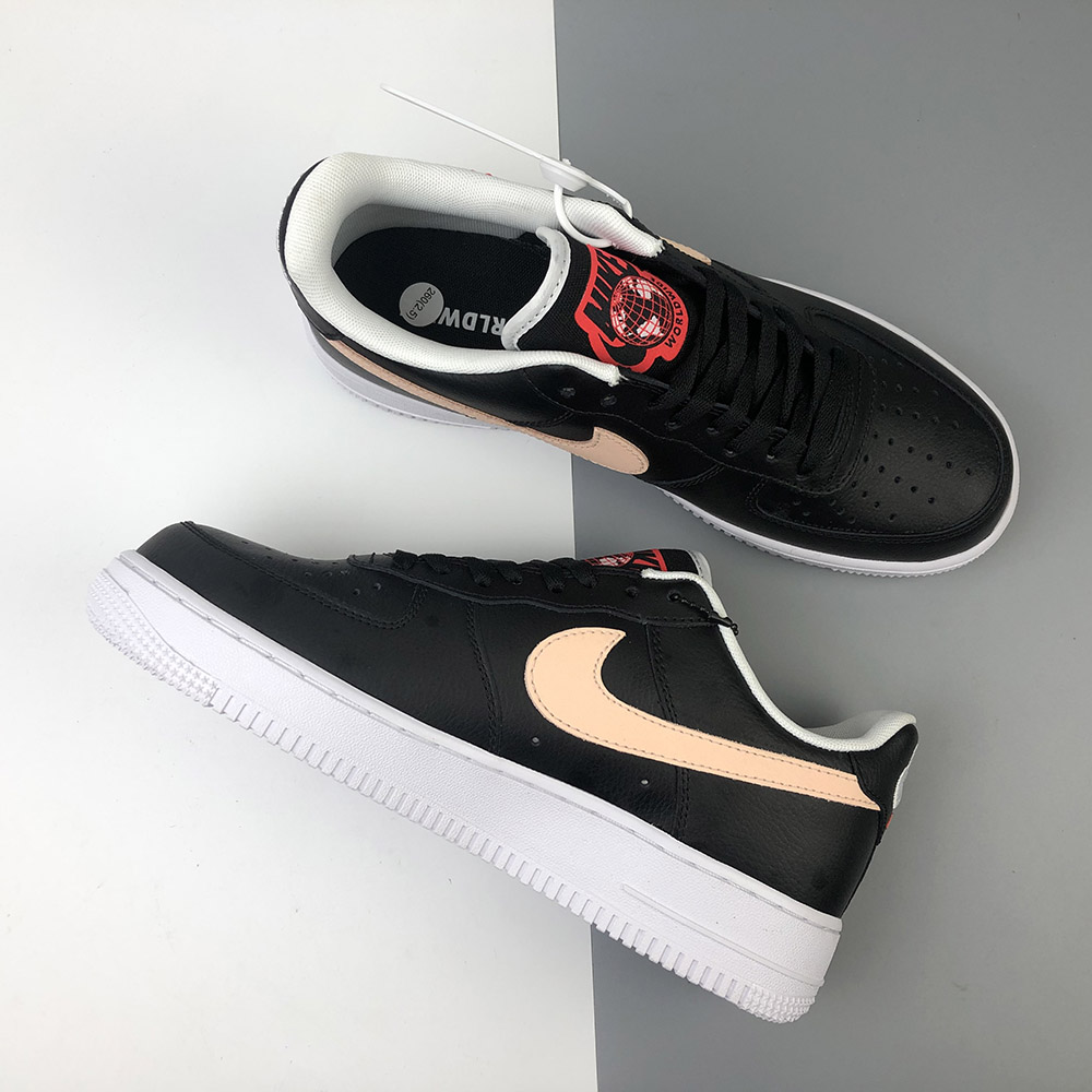 air force 1 worldwide black crimson