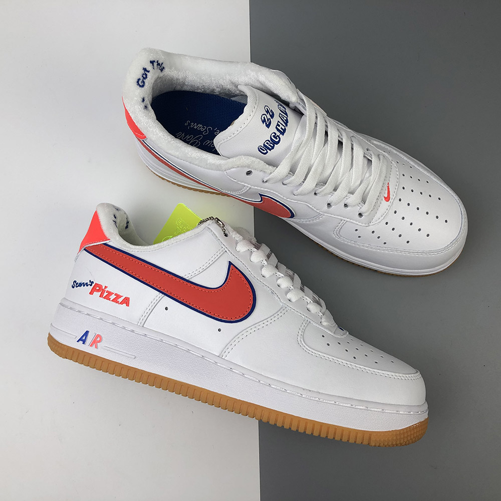 red white and blue air force ones