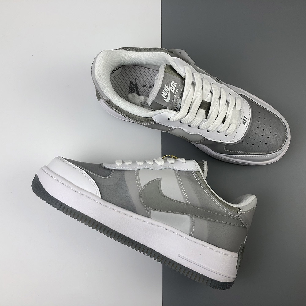 air force 1 shadow trainers white particle grey grey fog