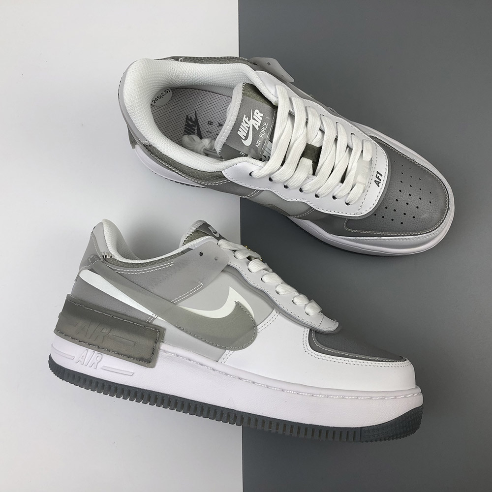 nike white and grey sneakers