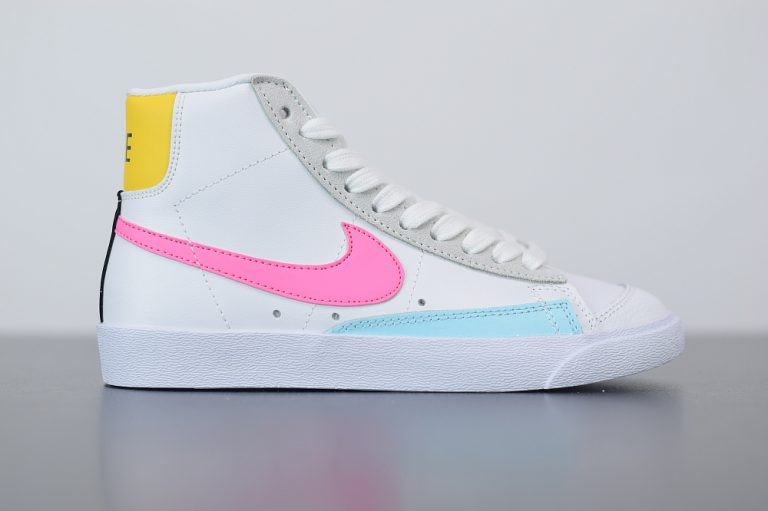 nike blazer mid vintage 77 white pink glow pure platinum