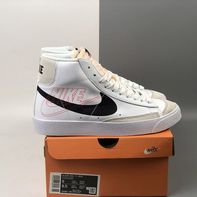 Nike Blazer Mid Reverse Swoosh Logo White For Sale – The Sole Line