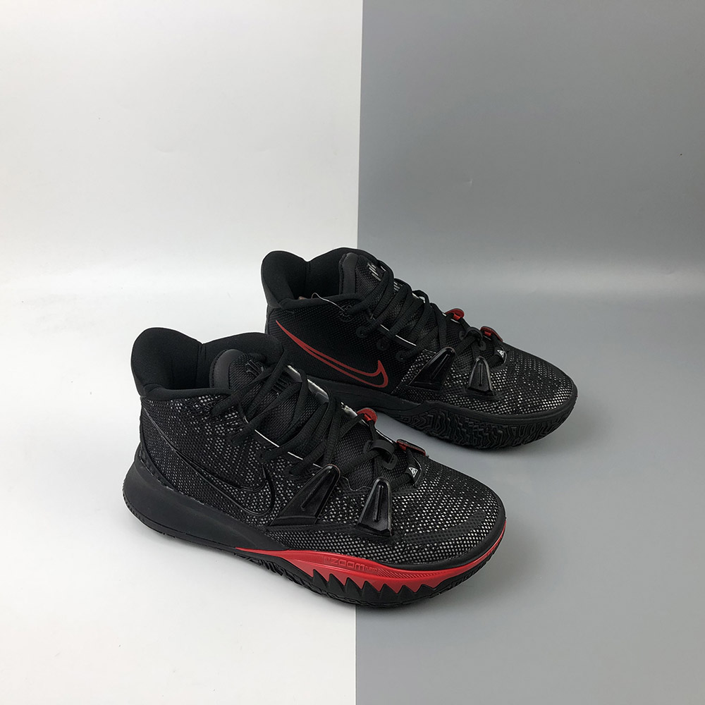 kyrie black and red