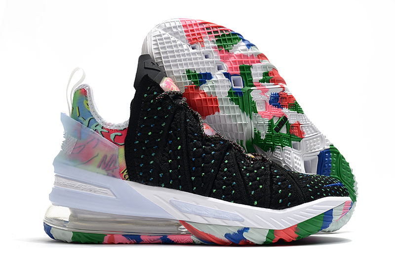 lebron multicolor shoes