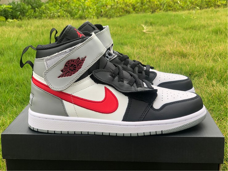 Air-Jordan-1-High-FlyEase-Black-White-Particle-Grey-Gym Red-10