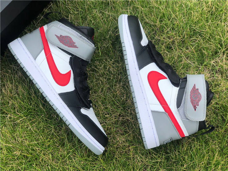 Air-Jordan-1-High-FlyEase-Black-White-Particle-Grey-Gym Red-2