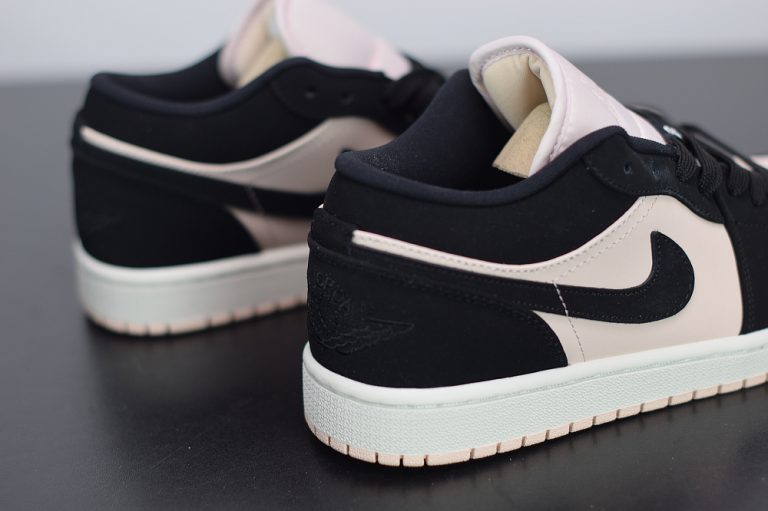 jordan 1 retro low flyknit black guava ice