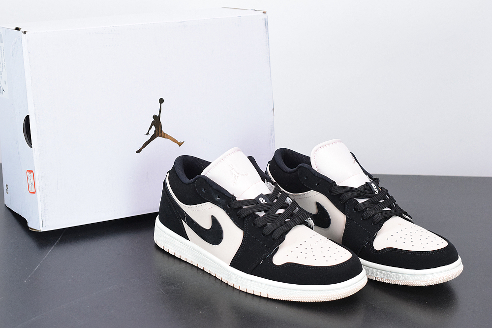 nike jordan 1 low black guava ice