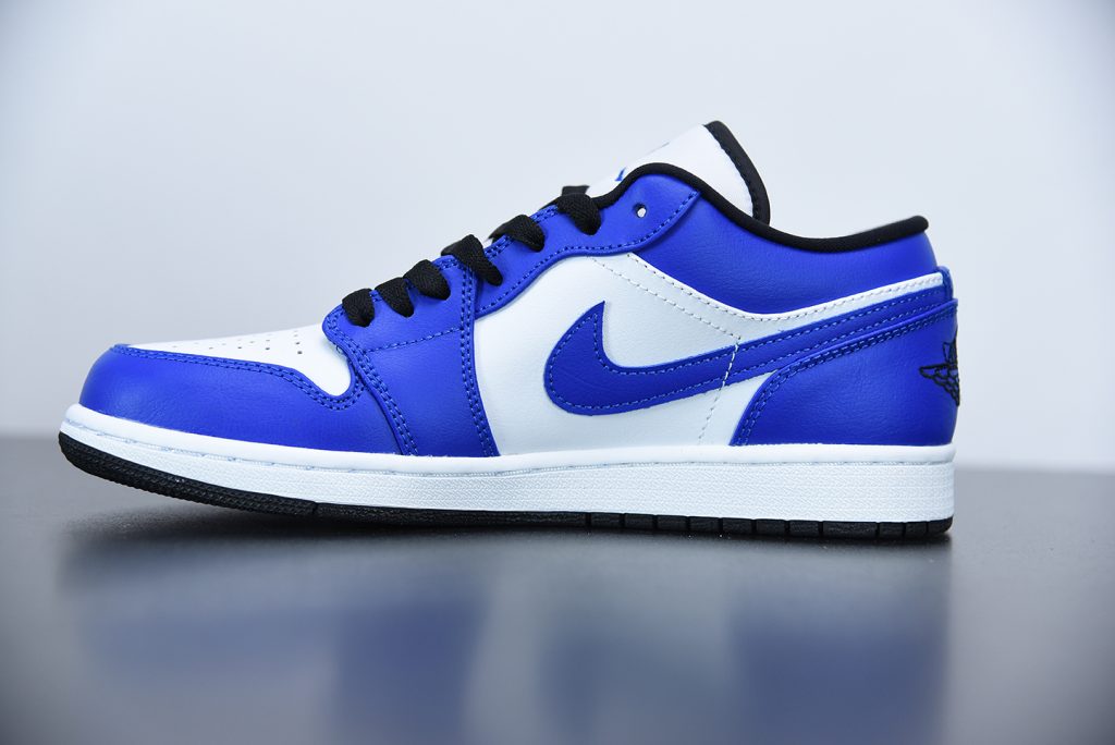Air Jordan 1 Low White/Game Royal-Black For Sale â The Sole Line