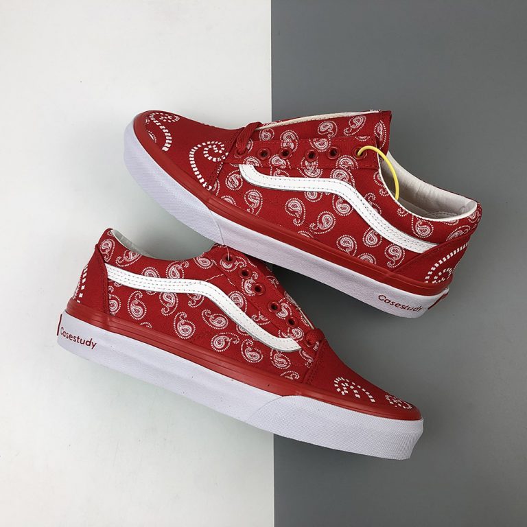 Case Study x Vault by Vans Paisley Old Skool Red For Sale – The Sole Line