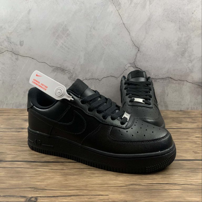 Nike Air Force 1 ’07 Triple Black For Sale – The Sole Line