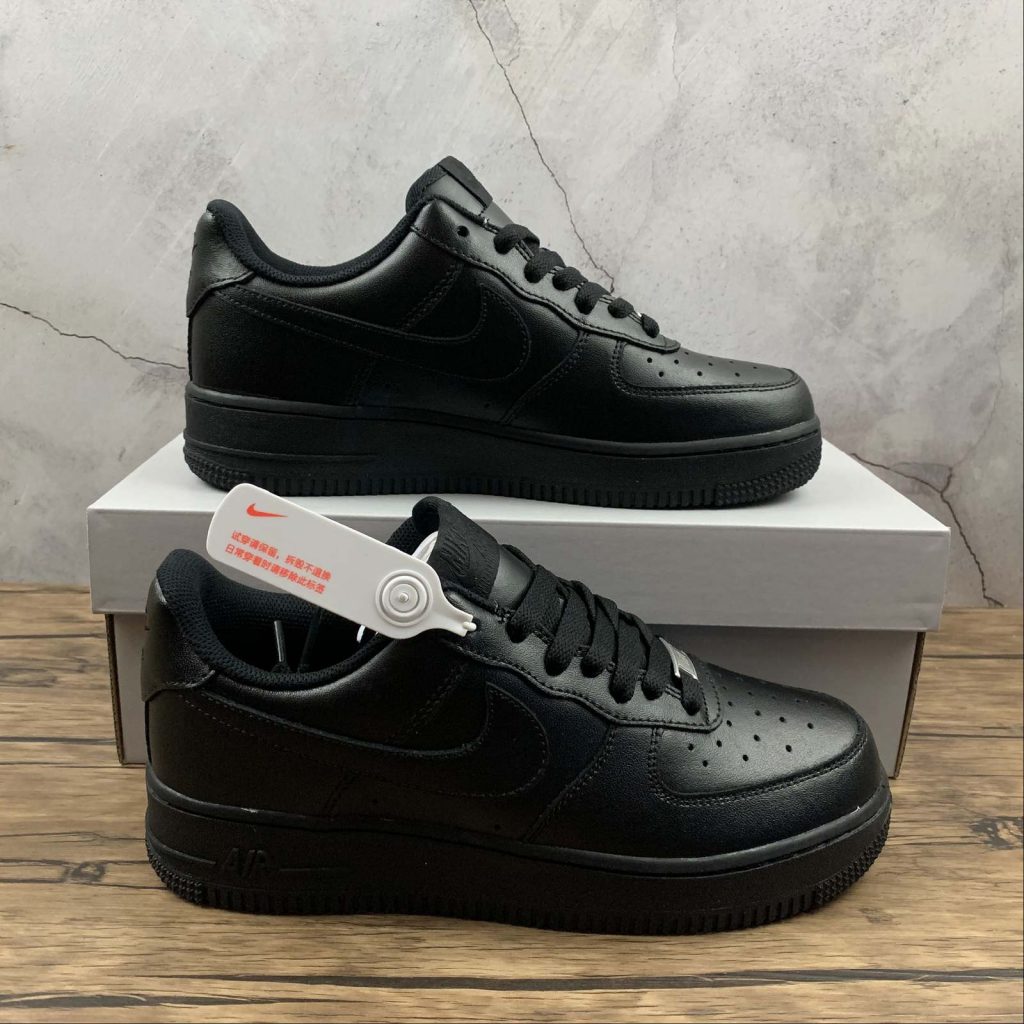 Nike Air Force 1 ’07 Triple Black For Sale – The Sole Line