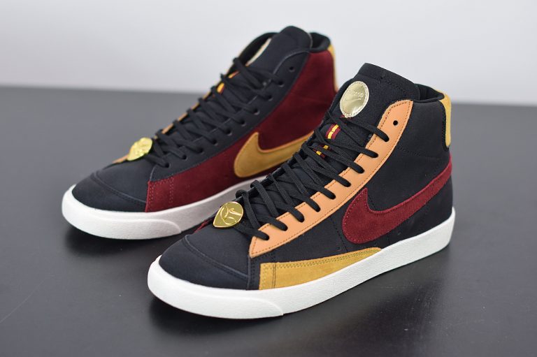 Nike Blazer Mid âDorothy Gatersâ Black/Team Red-University Gold-Flax â The Sole Line