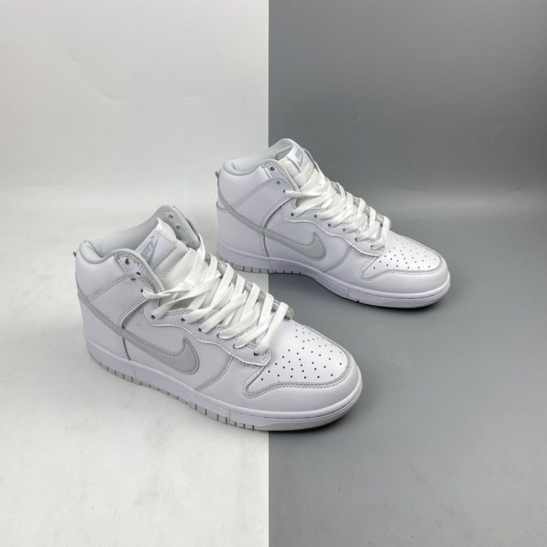 nike dunk high retro sail pure platinum