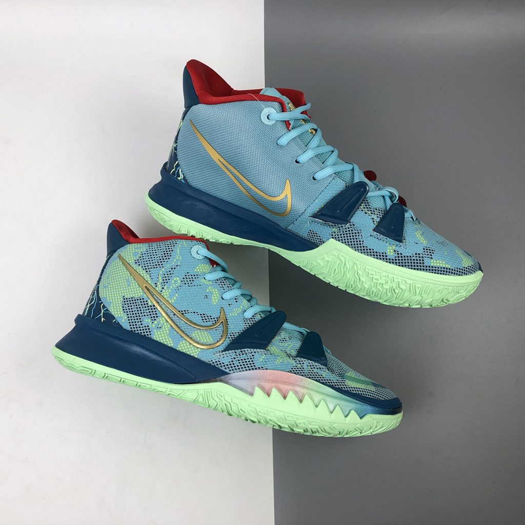 kyrie 7 black and yellow