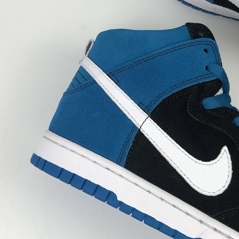 Nike SB Dunk High âSend Helpâ Black/White-Blue Reef For Sale â The Sole Line